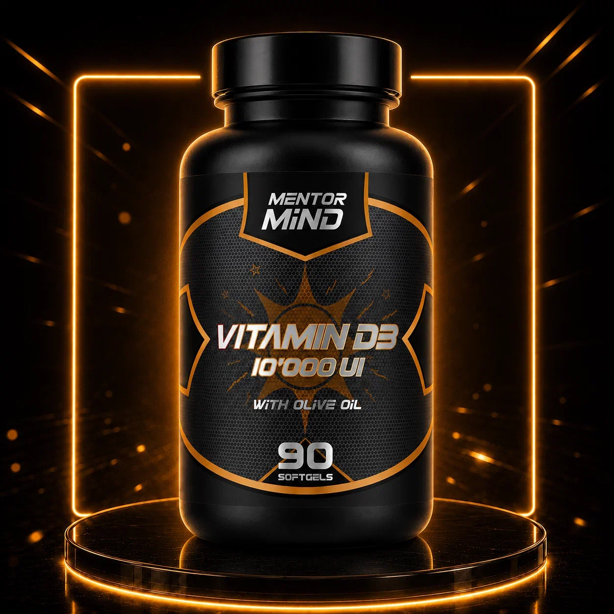 MentorMind Vitamin D3 10000ME 90 SOFT